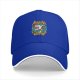Black Baseball Cap With Rock Unicorn Graphic Design