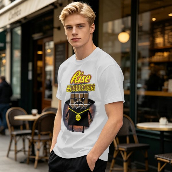 Rise of the Darkness Vampire Chocolate Bar Graphic T-Shirt