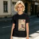 Olive t-shirt with firebender martial arts graphic print