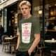 Olive T-shirt with Cat Noodles Cup Print