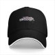 Black Baseball Cap With Cute Chibi Anime Character Group Print