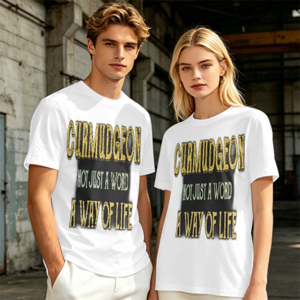 Curmudgeon Not Just A Word A Way Of Life Graphic T-Shirt