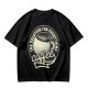 Olive t-shirt with coffee themed 'the solution for everything' print