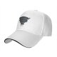Black baseball cap with stacked cat graphic and 'FREE' text