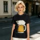 Olive Green T-Shirt With Funny Sheep Beer Mug Graphic