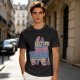 Olive T-Shirt With Colorful Donkey Pinata Graphic Print