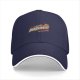 Black baseball cap with Hot Trekkies graphic print