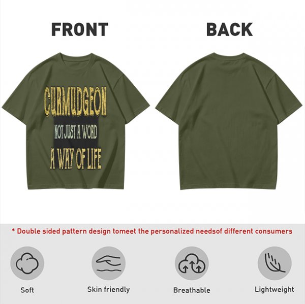 Curmudgeon Not Just A Word A Way Of Life Graphic T-Shirt