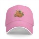 Black Baseball Cap with Japanese Ramen Dragon Art Print