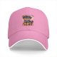 Black Baseball Cap With Cute Rottweiler Puppy Graphic Print