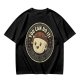 Olive green t-shirt with encouraging coffee character graphic and motivational text