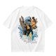 Olive T-Shirt With Elemental Bender Artwork Print