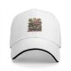 Black Baseball Cap with Halloween Themed Food Art Print