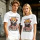 Too Cute To Be Scary Vampire Cat Graphic T-Shirt