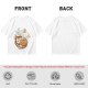 Olive Green T-Shirt With Ramen Bowl Graphic Print
