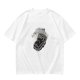 Oversized Olive T-Shirt With 'Call Me Antisocial' Bear Graphic
