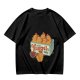 Olive T-Shirt With Cartoon Chicken Nuggets Box Print