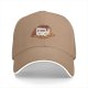 Black Baseball Cap With Cute Smores Character Print