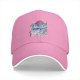 Black Baseball Cap With Japanese Anime Inspired Graphic Print