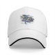 Black Baseball Cap With Whimsical Sushi Cat Bento Box Art