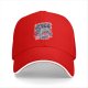 Black Baseball Cap With Retro Juice Box Graphic Print