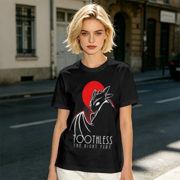Toothless The Night Fury Dragon Graphic T-Shirt
