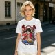 One Piece Monkey D. Luffy Graphic Print Olive T-Shirt