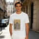 Olive T-Shirt With Raccoon Trash Tarot Card Graphic
