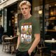 Pop Culture Pronoun Guide Chibi Character Graphic T-Shirt