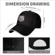 Black baseball cap with Hollow Knight ramen graphic print