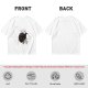 Olive green graphic t-shirt with dark fantasy creature print