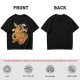 Olive T-Shirt With Japanese Ramen Dragon Artwork