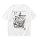 Olive T-shirt with Straw Hat Pirate Ship Art Print