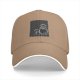 Black Baseball Cap With Totoro Family Line Art Print