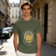 Olive T-Shirt With Silently Judging Loudly Correcting Cat Print