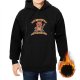 Black Hoodie With Cute Fantasy Creature 'I Drop Bad Loot' Print