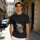Olive T-Shirt With Party Skull Wearing Pink Shutter Shades