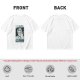 Olive Graphic T-Shirt With Twisted Love Curse Quote And Anime Art