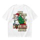 In My Defense It Was Wobbling Anyway Christmas Cat T-Shirt
