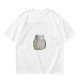 Olive Green T-Shirt With Cute Chubby Frog Graphic Print