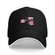 Black baseball cap with cute axolotl 'Relaxalofi' graphic design
