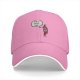 Black Baseball Cap With I'm A Little Chili Cartoon Pepper Design