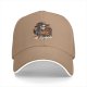 Black baseball cap with spooky sugar skeleton pumpkin graphic