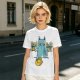 Olive T-Shirt With Grumpy Cat Feed Me And F Off Print