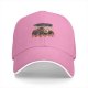 Black baseball cap with Catastrophe vs Pandamonium graphic print