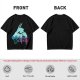 Olive T-Shirt With Spirited Away Dragon Silhouette Artwork