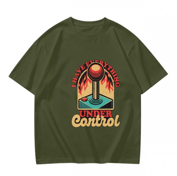 I Have Everything Under Control Retro Joystick Graphic T-Shirt
