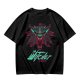 Olive T-Shirt With Cyberpunk Witcher Wolf Emblem Print