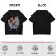 Olive T-Shirt with Monkey D Luffy Breaking Through Brick Wall Art