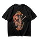 Olive T-shirt with Sushi Dragon Chopstick Art Print
